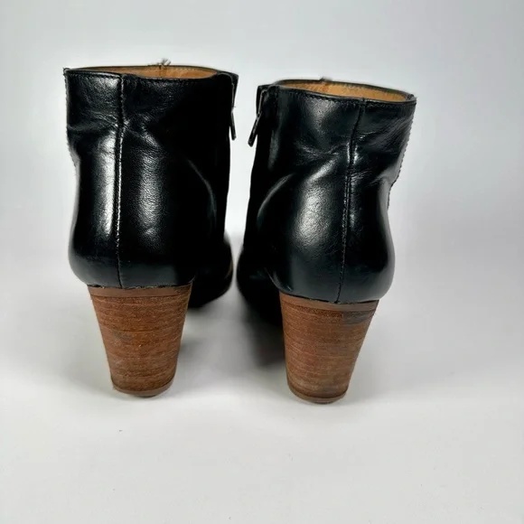 Madewell Women’s 1937 Winston Black Ankle Leather Boots Size 7 - Picture 6 of 11